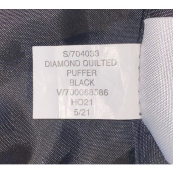 Banana Republic Black Diamond Quilted Puffer Bomber Jacket Men’s M - Picture 10 of 12